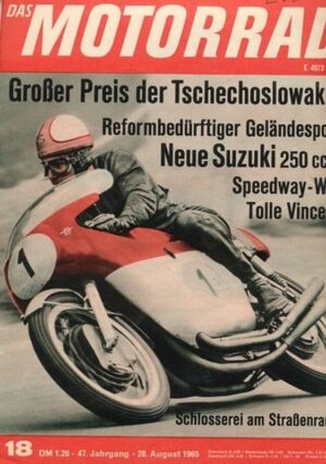 das MOTORRAD 18/1965 – Suzuki 250 Sechsgang