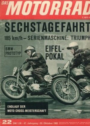das MOTORRAD 22/1965 – Triumph Thruxton T120