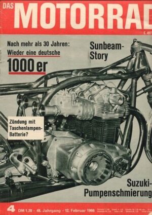 M196604 das MOTORRAD 4/1966 – Sunbeam