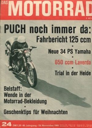 M196624 das MOTORRAD 24/1966 – Puch M 125; Laverda 650