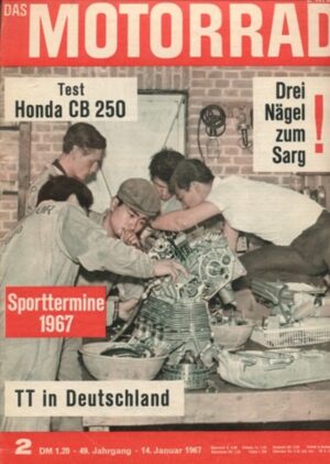 das MOTORRAD 2/1967 – Test Honda CB 250 K0; Aermacchi Ala Verde 5-Gang