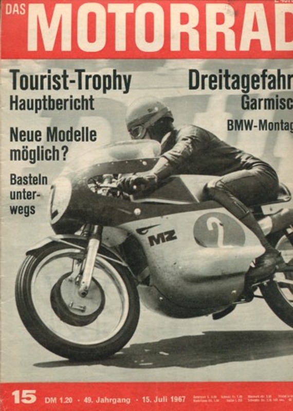 Titelbild: das MOTORRAD 15/1967 – BMW R 60, Reparaturarbeiten am Motor, Teil 1