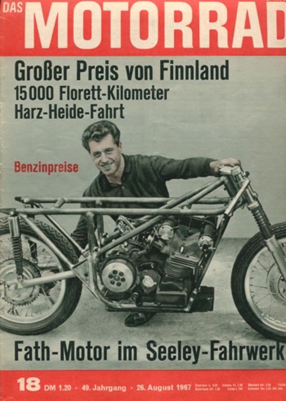 Titelbild: das MOTORRAD 18/1967 – Langstreckentest Kreidler Florett GT