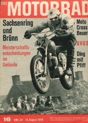 M196816 das MOTORRAD 16/1968 – Flink; Vespa Ciao