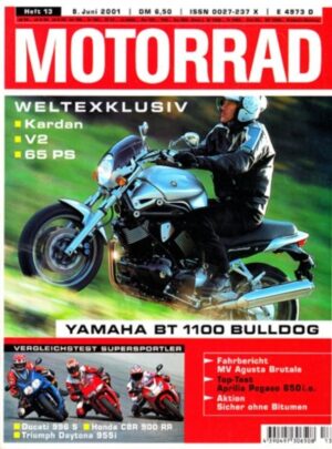 M200113-800 MOTORRAD 13/2001 – Top-Test Aprilia Pegaso 650 i.e.; Gebrauchtkauf Yamaha XVS 650 Drag Star