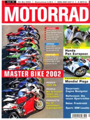 MOTORRAD 12/2002 – Top-Test Honda ST 1300 Pan European; Dauer-Test Cagiva Navigator