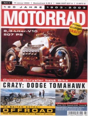 MOTORRAD 3/2003 – Top-Test Harley-Davidson Fat Boy Injection