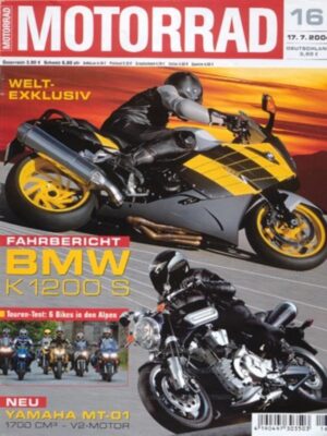 MOTORRAD 16/2004 – Test BMW K 1200 S; Gebrauchtkauf Yamaha XTZ 750 Super Ténéré