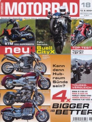 M200418-800 MOTORRAD 18/2004 – Honda Valkyrie Rune; BMW F 650 / S gebraucht