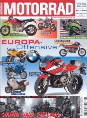 M200525-800 MOTORRAD 25/2005 – Kawasaki ZX-10R Ninja; Top-Test Aprilia Tuono 1000 R;