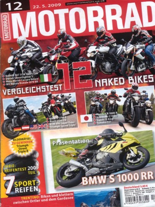 Titelbild: MOTORRAD 12/2009 – Top-Test Aprilia RSV4 Factory; Erinnerungen BMW R 90 S