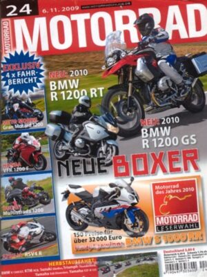 M200924-800 MOTORRAD 24/2009 – Gebrauchtkauf Harley-Davidson Sportster; Erinnerungen Suzuki GSX 1100 S Katana