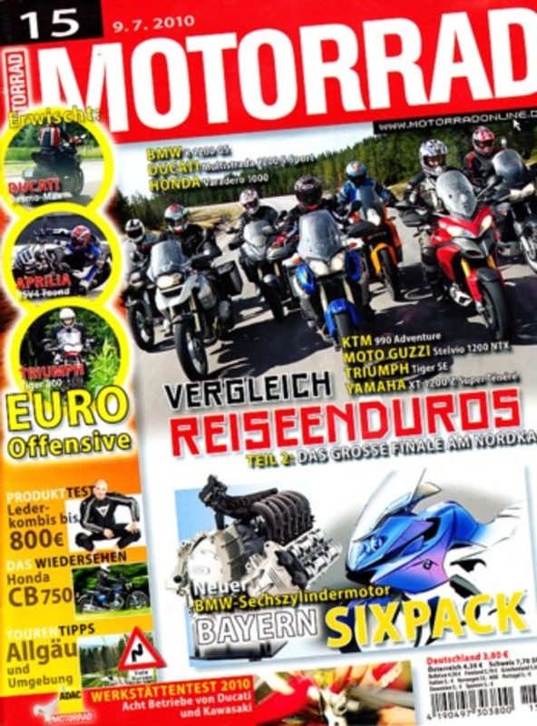 M201015-800 MOTORRAD 15/2010 – Yamaha XT 1200 Z Super Ténéré im Vergleich; Erinnerungen Honda CB 750 Four