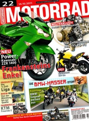 M201122-800 MOTORRAD 22/2011 – Gebrauchtkauf Yamaha YZF-R1; die BMW-Hasser-Story; KTM Freeride E