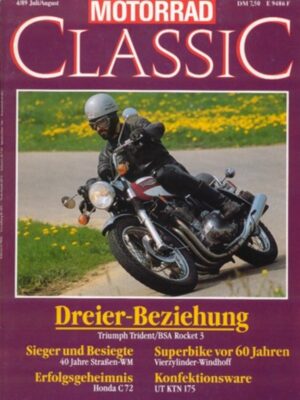 Motorrad Classic 04/1989 – BSA Rocket 3, Triumph T150 Trident