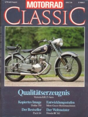 MC199004-800 Motorrad Classic 04/1990 – Moto Guzzi Dondolino, Victoria KR 25 Aero