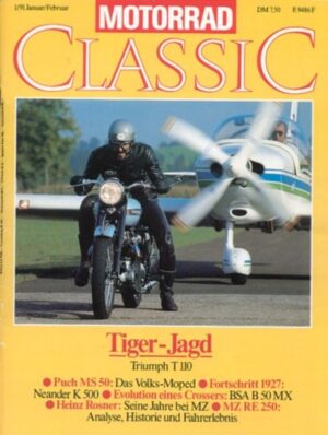 Motorrad Classic 01/1991 – Triumph T110 Tiger, Brough