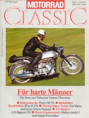 Motorrad Classic 02/1992 – Velocette Venom Thruxton, Puch 150 TL