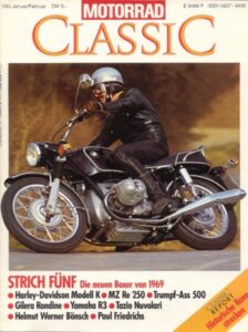 Titelseite: Motorrad Classic 01/1993 – BMW /5, Yamaha R3