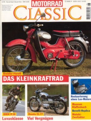 Motorrad Classic 06/1996 – Kreidler Florett, BMW R 16