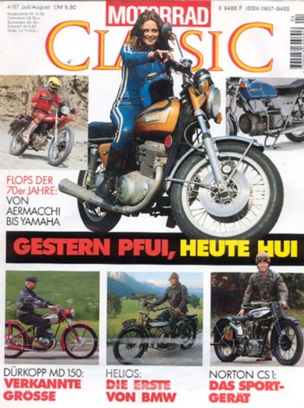 Titelbild: Motorrad Classic 04/1997 – Norton CS 1, Dürkopp MD 150