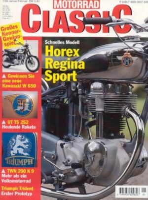Motorrad Classic 01/1999 – Lohner, Triumph Prototyp P1