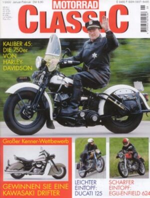 Motorrad Classic 01/2000 – Harley 45 WL, Egli Enfield 624