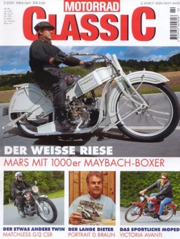 Motorrad Classic 02/2000 – Mars, Matchless G 12 CSR