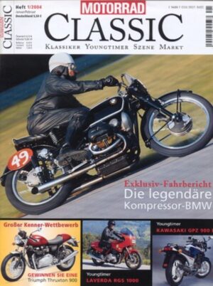 Motorrad Classic 01/2004 – BMW Kompressor, Kawasaki GPZ 900 R