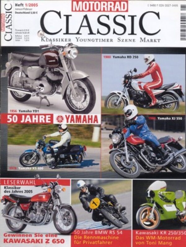 Motorrad Classic 01/2005 – Kawasaki KR 250/350, Norton Model 18