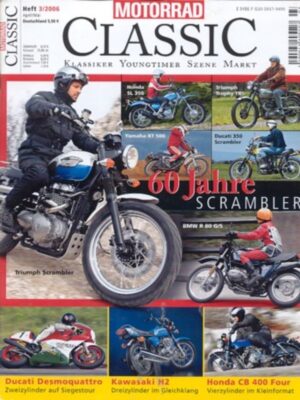 MC200603-800 Motorrad Classic 03/2006 – Triumph TR5 Trophy, Kawasaki 750 H2
