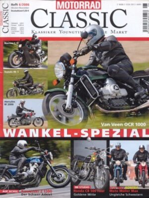 Motorrad Classic 06/2006 – Hercules W 2000, Honda CB 500 Four