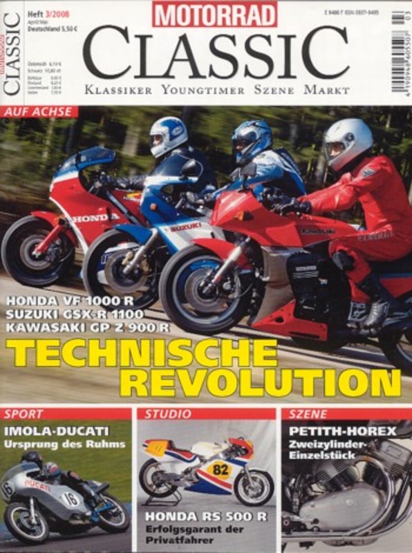 Motorrad Classic 03/2008 – Honda VF 1000 R, Kawasaki GPZ 900 R
