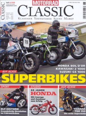 Motorrad Classic 06/2008 – Honda CB 1124 F Bol d'Or, Yamaha TDR 250