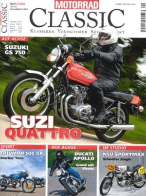Motorrad Classic 04/2009 – Ducati Apollo, NSU Sportmax