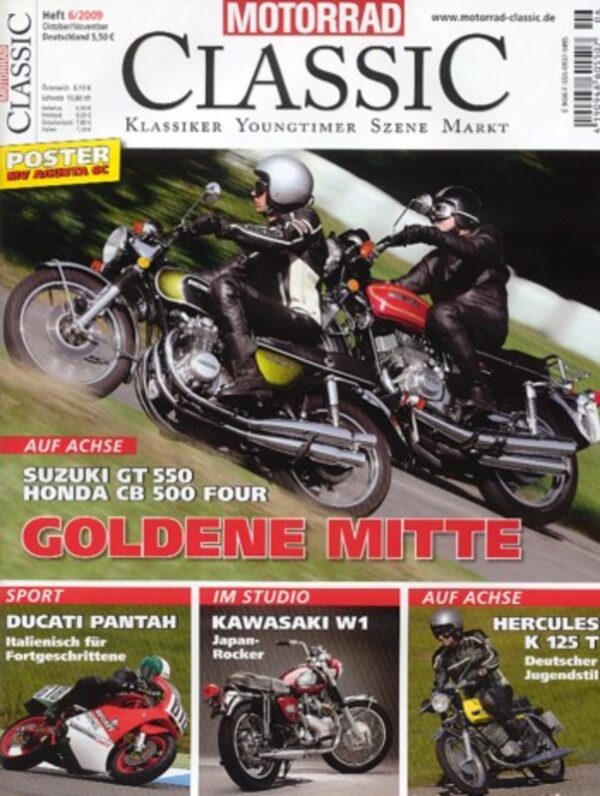 Motorrad Classic 06/2009 – Honda CB 500 Four, Suzuki GT 550
