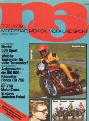 MO 11/1979 – Morini 500 Sport, Honda CB 750 K1, Suzuki GS 1000 im Vergleich