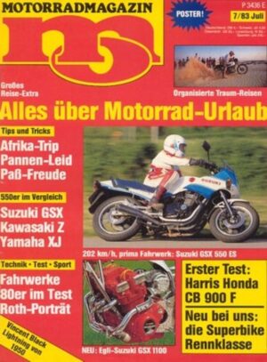 MO 7/1983 – Suzuki GSX 550 ES, Kawasaki Z 550 F, Yamaha XJ 550