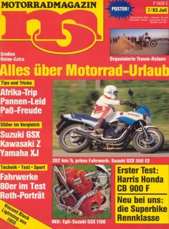 MO 7/1983 – Suzuki GSX 550 ES, Kawasaki Z 550 F, Yamaha XJ 550