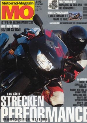 MO 2/1999 – Suzuki GSF 1200 Bandit optimiert; Vorstellung Suzuki SV 650