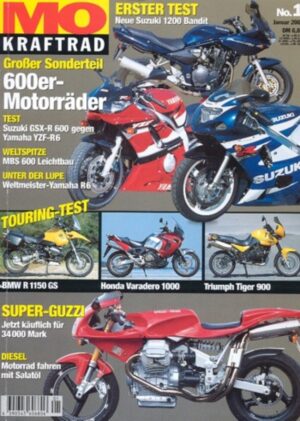 MO 1/2001 – Vergleich Triumph Tiger vs. BMW R 1150 GS vs. Honda XL 1000 V Varadero