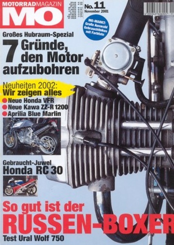 MO 11/2001 – Ural Wolf 750, Honda RC 30 / RC 45
