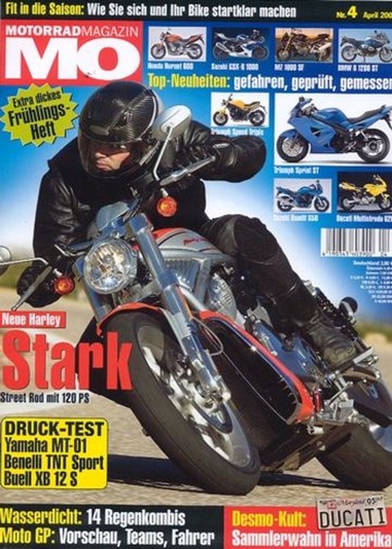 MO 4/2005 – Harley-Davidson Street Rod, Yamaha MT-01