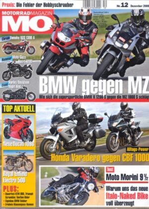 MO 12/2006 – Vergleich Honda Varadero 1000 vs. Honda CBF 1000