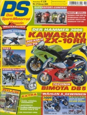 PS 2/2005 – Honda CBR 600 RR vs. Kawasaki ZX-6R vs. Suzuki GSX-R 600 vs. Yamaha YZF-R6