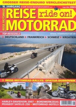 RM200605-800 REISE MOTORRAD ride on! 5/2006 – Vergleich Pegaso 650 vs. BMW GS Adventure