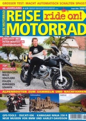 REISE MOTORRAD ride on! 5/2008 – Vergleich Aprilia Mana 850 vs. Honda DN-01