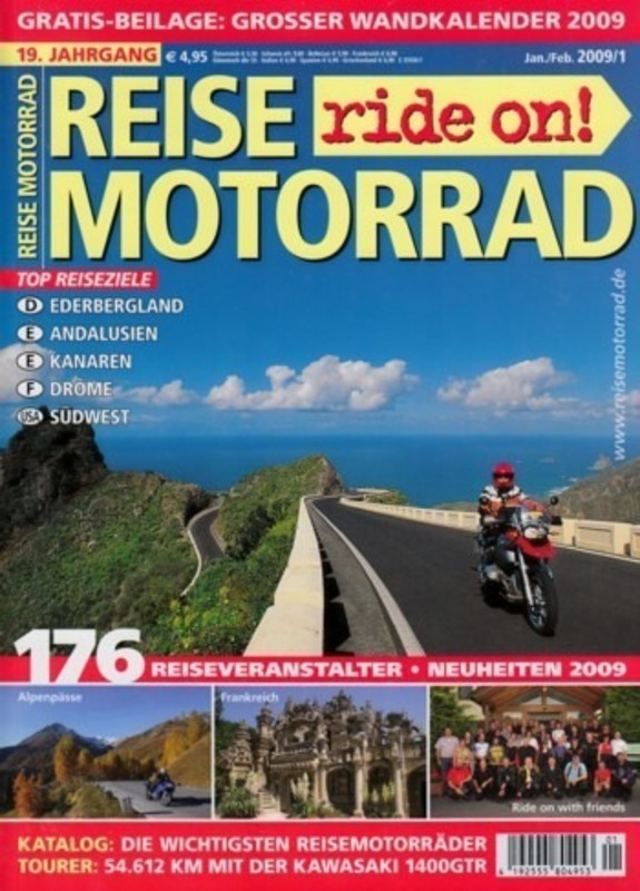 REISE MOTORRAD ride on! 1/2009 – Langstrecken-Test Kawasaki 1400 GTR