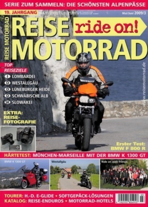 REISE MOTORRAD ride on! 3/2009 – Härte-Test BMW K 1300 GT; KTM 990 Supermoto T