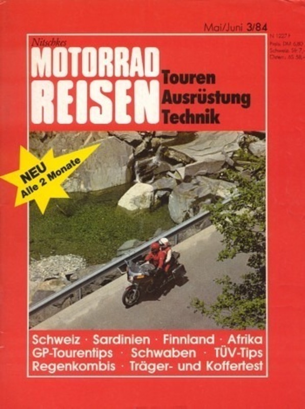 Titelbild: Tourenfahrer 3/1984 – Harley-Davidson Sport Glide; Yamaha TR 1